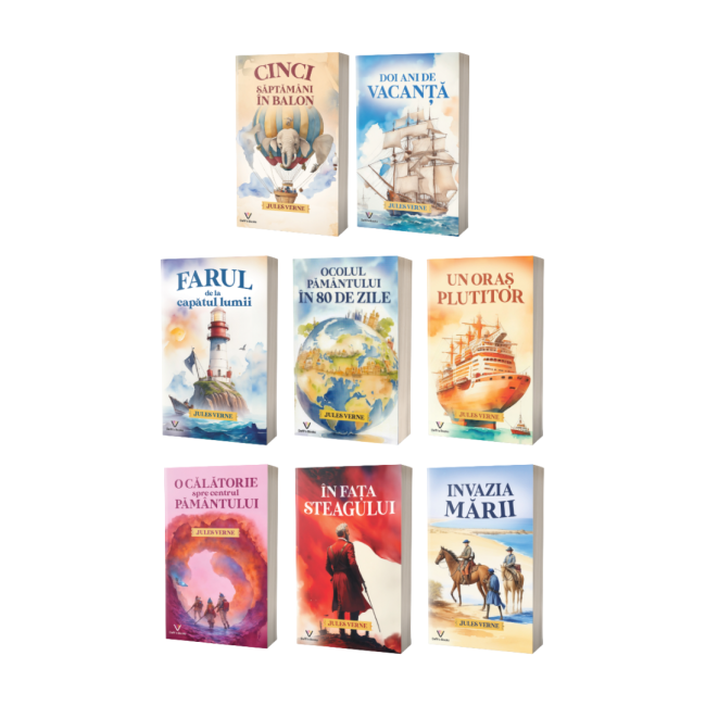 Pachet Jules Verne, 8 volume